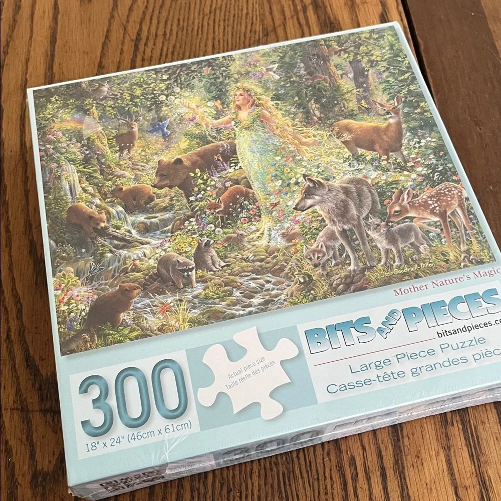 Bits and Pieces 300 Piece Puzzle Mother Nature magic